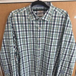 Tommy Bahama Jeans Mens XL Island Modern Fit Long Sleeve Shirt MultiColor Plaid